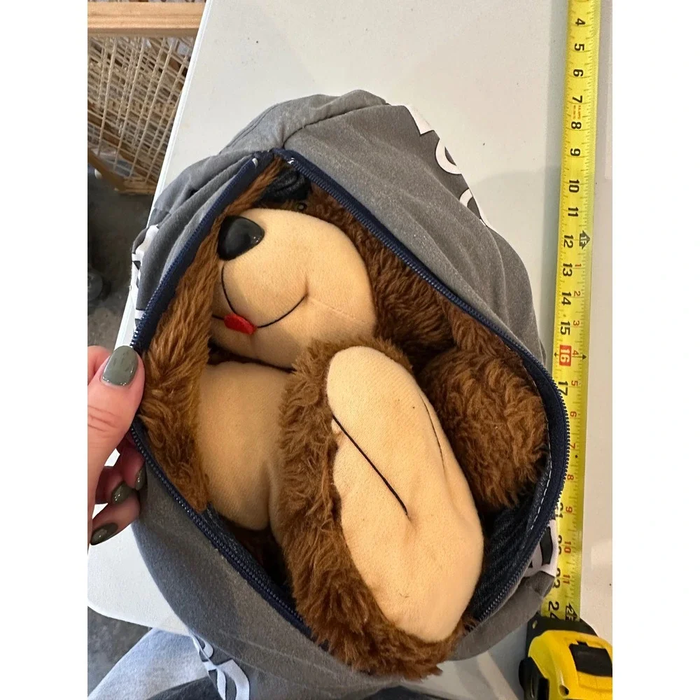 Vintage Union Pacific Railroad Reversible Plush Bear to Train Locomotive Toy